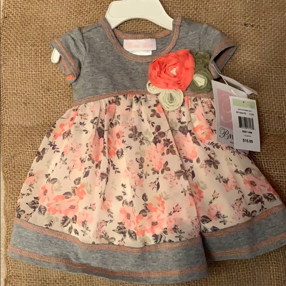 2pc gray dress